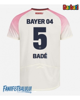 Bayer Leverkusen Loic Bade #5 Tricou Fotbal Replică 2025-26 Barbati Deplasare
